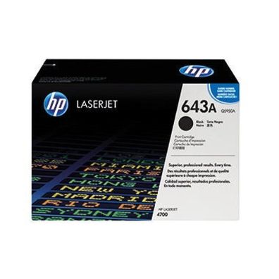 HP Cartridge No 643A HP643A HP 643A Black Schwarz (Q5950A)