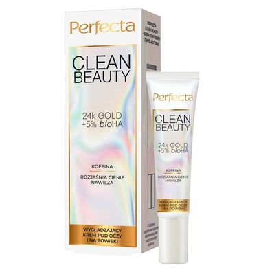 Perfecta Clean Beauty Glättende Augen- und Augenlidcreme 15ml