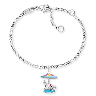 Herzengel Schmuck Silber-Armband für Kinder Karussell HEB-CAROUSEL