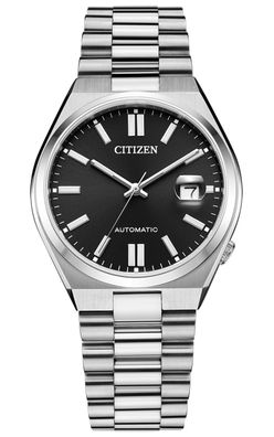 Citizen Herrenuhr Automatik Stahl/Schwarz NJ0150-81E