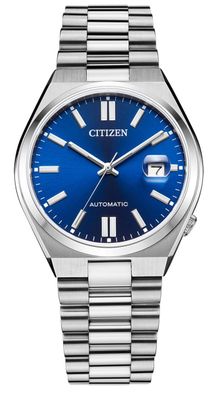 Citizen Herrenuhr Automatik Stahl/Blau NJ0150-81L