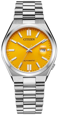 Citizen Herren-Automatikuhr Stahl/Gelb NJ0150-81Z