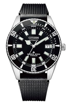 Citizen Herren-Taucheruhr Automatik Titan/Schwarz NB6021-17E