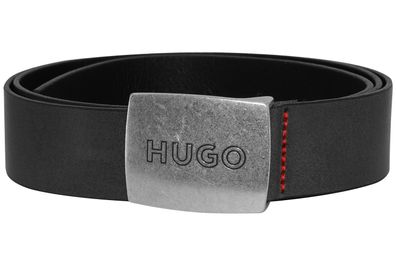 HUGO Herrengürtel Leder Schwarz Gro 50486668-001