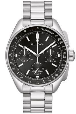 Bulova Herrenuhr Chronograph Lunar Pilot mit 2 Bändern 96K111