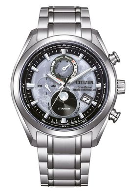 Citizen Eco-Drive Herrenuhr Funk-Solar Titan/Grau BY1010-81H