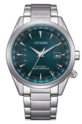 Citizen Eco-Drive Funk-Solar Herrenuhr Stahl/Blau CB0270-87L