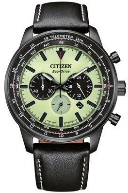 Citizen Eco-Drive Chronograph Herrenuhr Schwarz CA4505-21X