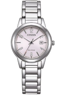 Citizen Damenuhr Eco-Drive Solar Stahl/Rosa FE1241-71Z