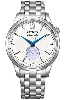 Citizen Herrenuhr Automatik Stahl/Weiß NH9131-73A