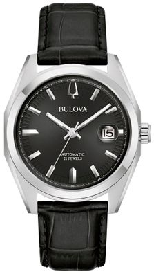 Bulova Herrenuhr Automatik Surveyor Schwarz 96B435