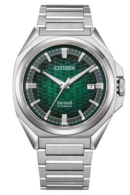 Citizen Herrenarmbanduhr Automatik Series 8 Grün NB6050-51W