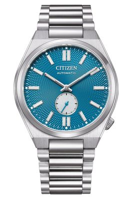 Citizen Herrenuhr Tsuyosa Automatik Stahl/Blau NK5010-51L