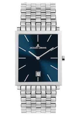 Jacques Lemans Herrenuhr Nizza Blau 1-2173H