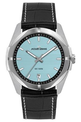 Jacques Lemans Herren-Armbanduhr Melbourne 10 Bar Wasserdicht 1-2176D