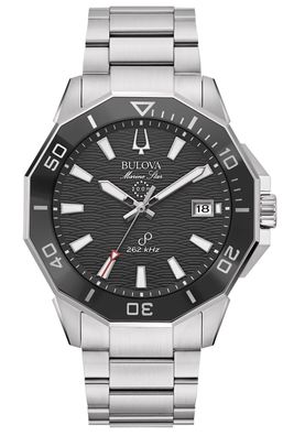 Bulova Herrenuhr Taucher Marine Star Stahl/Schwarz 96B434