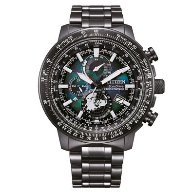 Citizen Eco-Drive Promaster Solar Herren-Funkuhr Geo Trecker BY3005-56E