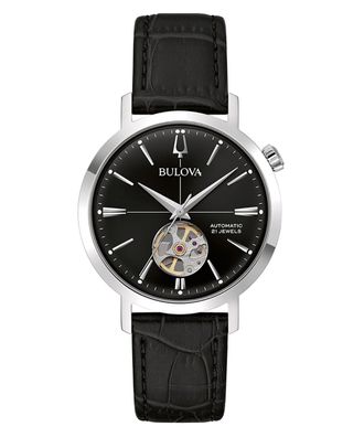 Bulova Herrenuhr Automatik Aerojet Schwarz 96A317