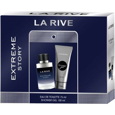 La Rive for Men Extreme Story Geschenkset (Eau de Toilette + Duschgel)