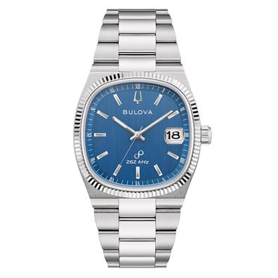 Bulova Herrenuhr Quarz Super Seville Stahl/Blau 96B440