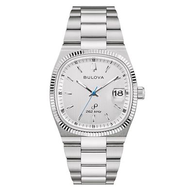 Bulova Herren-Quarzuhr Super Seville Stahl/Silberfarben 96B444