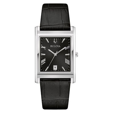 Bulova Herrenuhr Quarz Sutton Schwarz 96B445