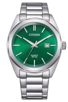 Citizen Herrenuhr Quarz Stahl/Grün BI5110-54X