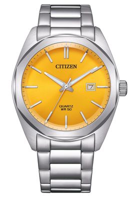 Citizen Herrenuhr Quarz Stahl/Gelb BI5110-54Z