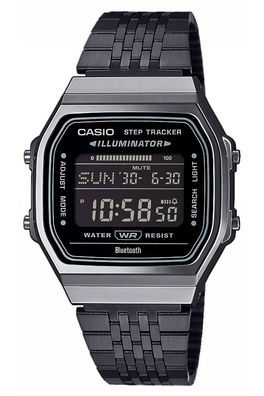 Casio Vintage Iconic Digitaluhr Bluetooth Schwarz ABL-100WEGG-1BEF