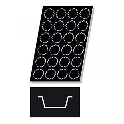 Sambonet Pasticceria Flexipan Form 60x40 24 Briochettes 7,8cm P0002-P00790-47740-59
