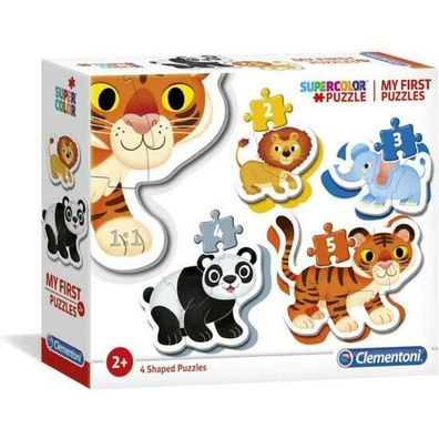 Wildtiere - Mein erstes Puzzle 3-6-9-12 Teile