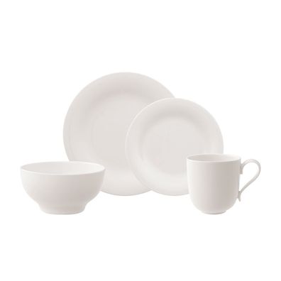 Villeroy & Boch New Cottage Basic Einsteigerset 8 tlg. Premium Porcelain weiß