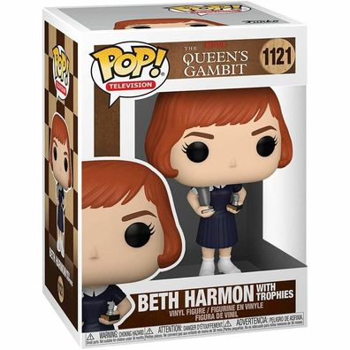 POP-Figur Queens Gambit Beth mit Trophäen