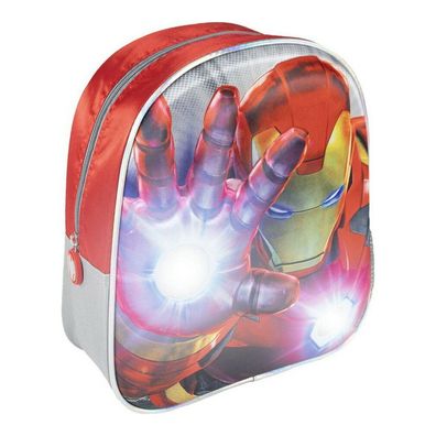 Schulrucksack 3D The Avengers Rot (25 x 31 x 1 cm)