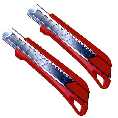 2x Würth Cuttermesser 18mm mit 6 Klingen extrem scharf Teppichmesser 071566210