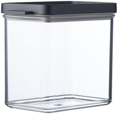 Mepal 4 Stück vorratsdose omnia rechteckig 1100 ml - black 106412040400