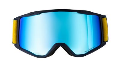 Redbull Snow Goggle Neon-03Bl3 blue + smoke with blue mirror