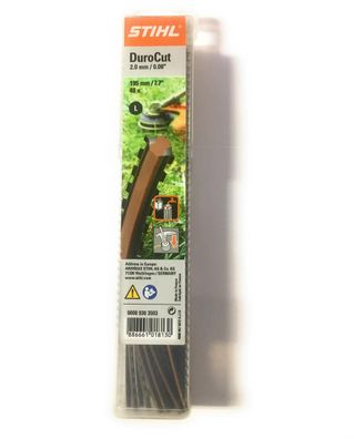 Stihl Fadenstücke 48 Stück pro Pack DuroCut 5-2 20-2 gezahnt 195 mm x 2 mm