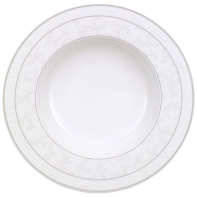 Villeroy & Boch Vorteilset 6 Stück Gray Pearl Suppenteller Premium Bone Porcelain
