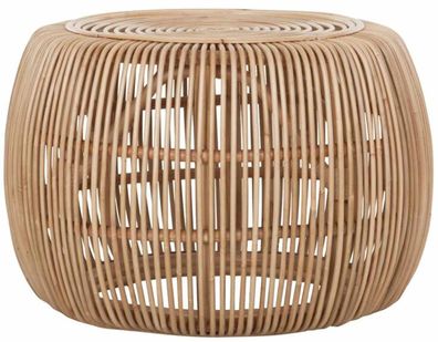 Couchtisch Lucca aus Rattan 60x60x40 cm