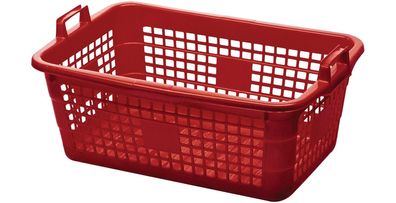 Korb L620xB425xH250mm 45 lPE rot Lockweiler