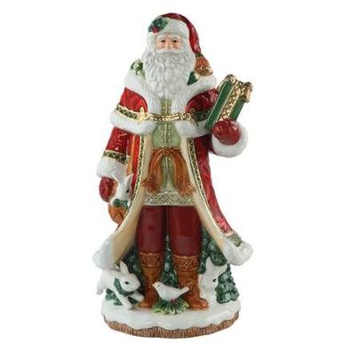 Goebel Fitz & Floyd Christmas Collection Figur Fitz and Floyd Santa mit Geschenk