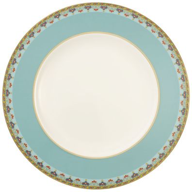 Villeroy & Boch Samarkand Aquamarin Speiseteller Premium Bone Porcelain bunt 10473