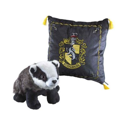 Harry Potter House Mascot Kissen mit Plüschfigur Hufflepuff