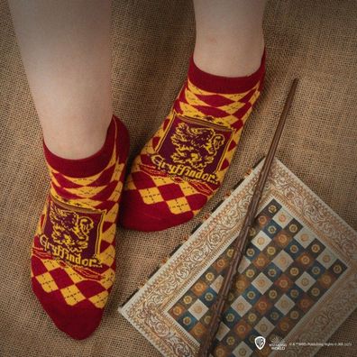 Harry Potter Knöchelsocken 3er-Pack Gryffindor