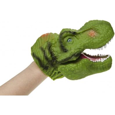 dinosaurier Handpuppe 30 cm grün