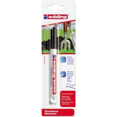 Outdoor Marker 8055 Edding schwarz ca 1-2mm Blisterpackung