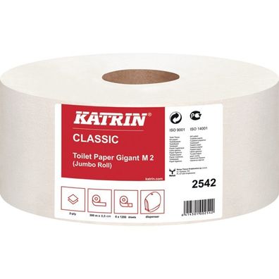 Toilettenpapier Katrin Classic Gigant M2 2-lagig