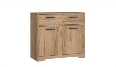 Kommode Joadakis JDKK221-D89 Wohnzimmerschrank 95x85x42cm 2 Türen 2 Schubladen