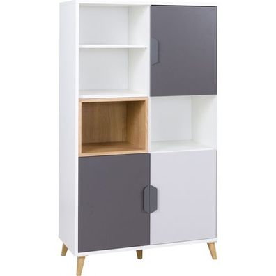 Schrank Joker 06 Kommode Highboard Hochschrank mit 3 Türen